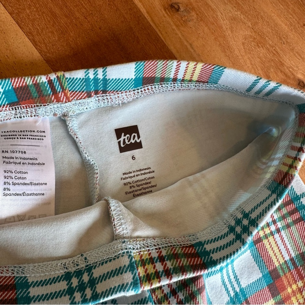 Tea Collection Plaid Leggings